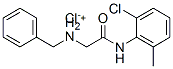 benzyl-[(2-chloro-6-methyl-phenyl)carbamoylmethyl]azanium chloride Structure