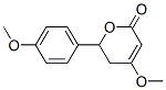 4-methoxy-6-(4-methoxyphenyl)-5,6-dihydropyran-2-one Structure
