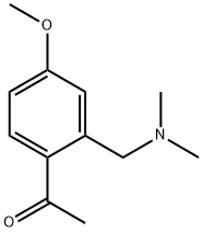 1-(2-DIMETHYLAMINOMETHYL-4-METHOXY-PHENYL)-에타논 구조식 이미지