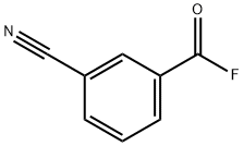 Benzoyl fluoride, 3-cyano- (9CI) Structure