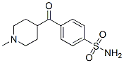4-(p-설파모일벤조일)-N-메틸-피페리딘 구조식 이미지