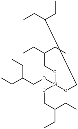 TETRAKIS(2-ETHYLBUTOXY)SILANE 구조식 이미지