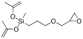 [3-(2,3-Epoxypropan-1-yloxy)propyl]bis(isopropenyloxy)(methyl)silane Structure