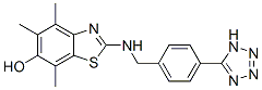 6-Benzothiazolol,  4,5,7-trimethyl-2-[[[4-(1H-tetrazol-5-yl)phenyl]methyl]amino]-  (9CI) Structure