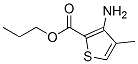 2-Thiophenecarboxylicacid,3-amino-4-methyl-,propylester(9CI) Structure