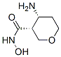 2H-Pyran-3-carboxamide,4-aminotetrahydro-N-hydroxy-,(3R,4R)-(9CI) 구조식 이미지