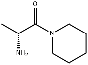 Piperidine, 1-[(2R)-2-amino-1-oxopropyl]- (9CI) 구조식 이미지