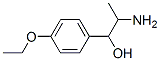 Benzenemethanol, alpha-(1-aminoethyl)-4-ethoxy- (9CI) Structure