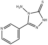 4-AMINO-5-PYRIDIN-3-YL-4H-[1,2,4]TRIAZOLE-3-THIOL Structure