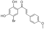 1-(5-Bromo-2,4-dihydroxyphenyl)-3-(4-methoxyphenyl)-2-propen-1-one Structure