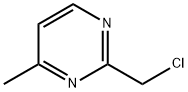 Pyrimidine, 2-(chloromethyl)-4-methyl- (9CI) Structure