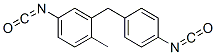 3-(p-isocyanatobenzyl)-p-tolyl isocyanate Structure