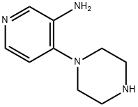 3-Pyridinamine,4-(1-piperazinyl)-(9CI) Structure
