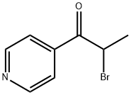 1-Propanone, 2-bromo-1-(4-pyridinyl)- (9CI) Structure