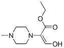 1-Piperazineaceticacid,alpha-(hydroxymethylene)-4-methyl-,ethylester(9CI) Structure