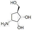 1,2-Cyclopentanediol,3-amino-5-(hydroxymethyl)-,(1alpha,2alpha,3alpha,5beta)-(9CI) 구조식 이미지