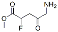 Pentanoic  acid,  5-amino-2-fluoro-4-oxo-,  methyl  ester Structure