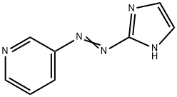 피리딘,3-(1H-이미다졸-2-일라조)-(9CI) 구조식 이미지