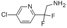 2-(5-CHLOROPYRIDIN-2-YL)-2,2-DIFLUOROETHANAMINE Structure