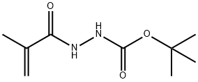 히드라진카르복실산,2-(2-메틸-1-옥소-2-프로페닐)-,1,1-디메틸에틸 구조식 이미지