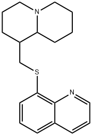 Thiolupinine ester 8-quinoline Structure