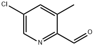 5-클로로-3-메틸-피리딘-2-카브알데하이드 구조식 이미지