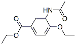 Benzoic acid,3-(acetylamino)-4-ethoxy-, ethyl ester Structure