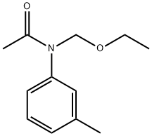Acetamide, N-(ethoxymethyl)-N-(3-methylphenyl)- (9CI) Structure