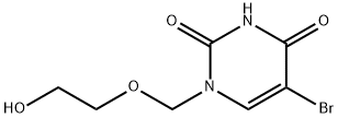 1-(2-HYDROXYETHOXY)METHYL-5-BROMOURACIL Structure