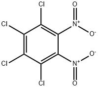 1,2,3,4-TETRACHLORO-5,6-DINITROBENZENE 구조식 이미지