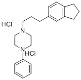 1-(3-(2,3-Dihydro-1H-inden-5-yl)propyl)-4-phenylpiperazine dihydrochlo ride 구조식 이미지