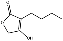 alpha-n-Butyl-beta-hydroxy-delta(sup alpha,beta)-butenolid [German] Structure