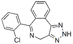 2,4-Dihydro-6-(o-chlorophenyl)-1,2,3-triazolo[4,5-d][2]benzazepine Structure