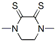 2,3-피페라진디티온,1,4-디메틸-(9CI) 구조식 이미지