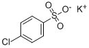 4-Chlorobenzenesulfonic acid potassium salt Structure