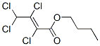 butyl 2,3,4,4-tetrachloro-2-butenoate Structure