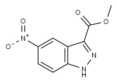 METHYL 5-NITRO-1H-INDAZOLE-3-CARBOXYLATE Structure
