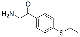 1-Propanone,  2-amino-1-[4-[(1-methylethyl)thio]phenyl]- Structure