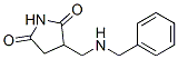 2,5-Pyrrolidinedione, 3-[[(phenylmethyl)amino]methyl]- (9CI) Structure