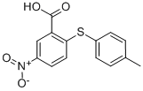 5-NITRO-2-P-TOLYLSULFANYL-BENZOIC ACID Structure