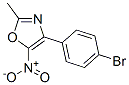 4-(4-브로모페닐)-2-메틸-5-니트로옥사졸 구조식 이미지