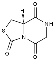 3H-Thiazolo[3,4-a]pyrazine-3,5,8-trione,tetrahydro-,(8aR)-(9CI) Structure