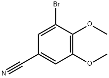 3-BROMO-4,5-DIMETHOXY-BENZONITRILE 구조식 이미지