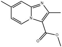 IMidazo[1,2-a]pyridine-3-carboxylic acid, 2,7-diMethyl-, Methyl ester Structure