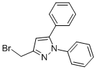 3-브로모메틸-N,5-디페닐-피라졸 구조식 이미지