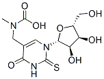 5-(카르복시메틸아미노메틸)-2-티오우리딘 구조식 이미지