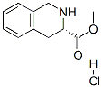 (S)-1,2,3,4-TETRAHYDROISOQUINOLINE-3-CARBOXYLIC ACID METHYL ESTER HYDROCHLORIDE 구조식 이미지