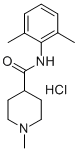 1-Methyl-piperidine-4-carbonsaure-o,o-xylidid hydrochlorid [German] Structure