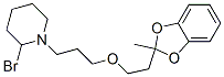 1-[3-[2-(2-methylbenzo[1,3]dioxol-2-yl)ethoxy]propyl]-3,4,5,6-tetrahyd ro-2H-pyridine bromide Structure