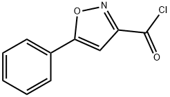 5-페닐리속사졸-3-카르보닐염화물 구조식 이미지